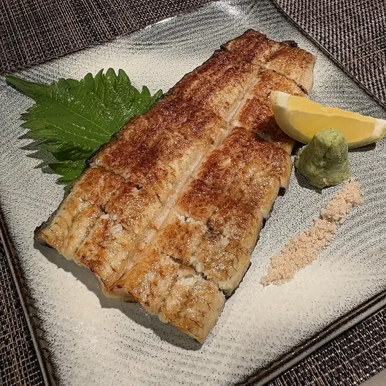 うなぎの白焼き
