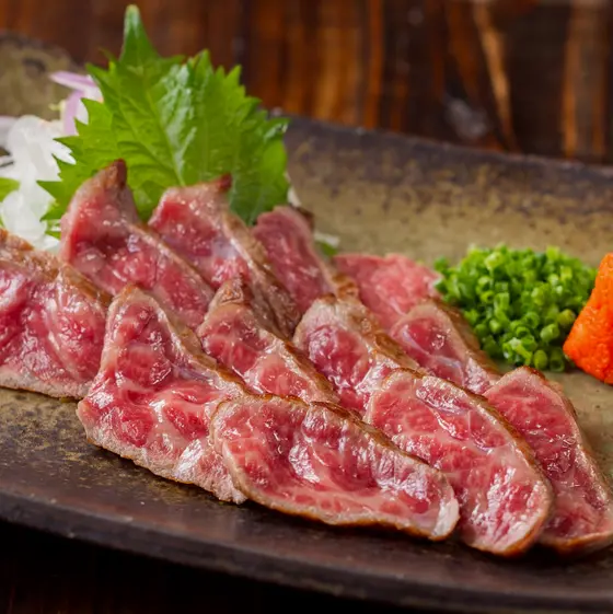黒毛和牛のたたき