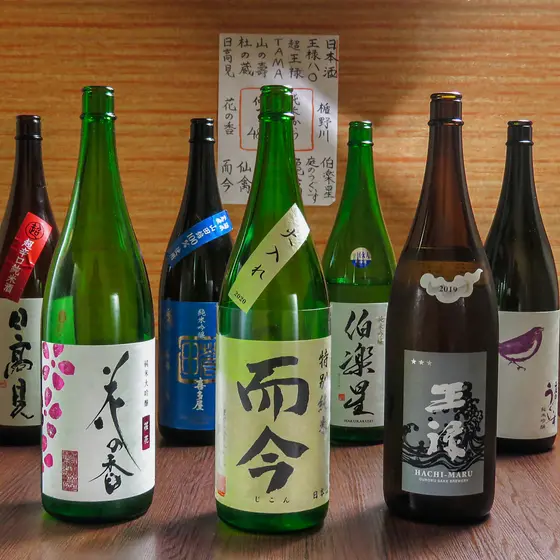日本酒とメガ角ハイボール